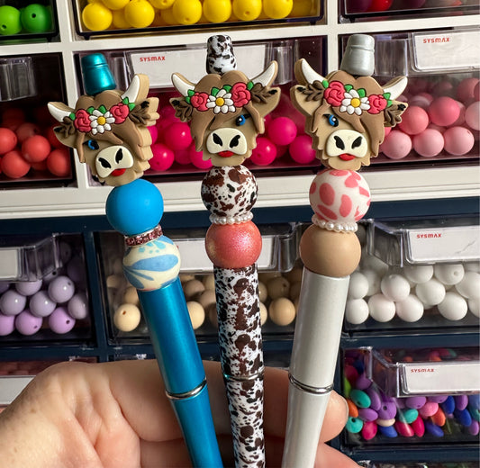 Moo-Donna - Beaded Ballpoint Pen