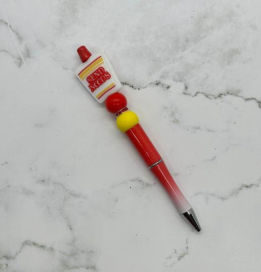Send Noods - Beaded Ballpoint Pen