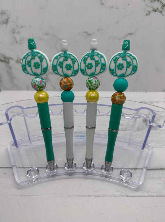 Retro Pumpkin Ballpoint Beaded Pen