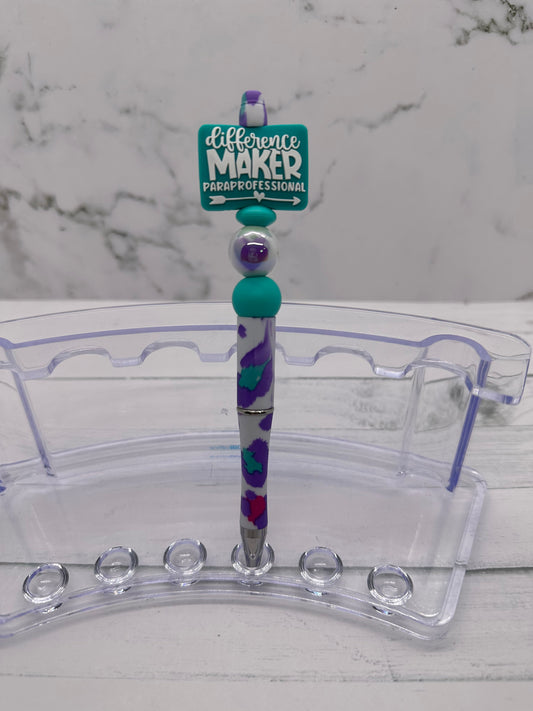 Difference Maker, Paraprofessional Ballpoint Beaded Pen