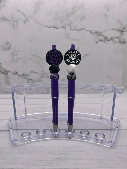 Stay Spooky - Beaded Ballpoint Pen
