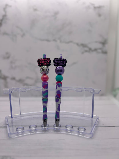 What Kind of F*uckery is this? - Beaded Ballpoint Pen