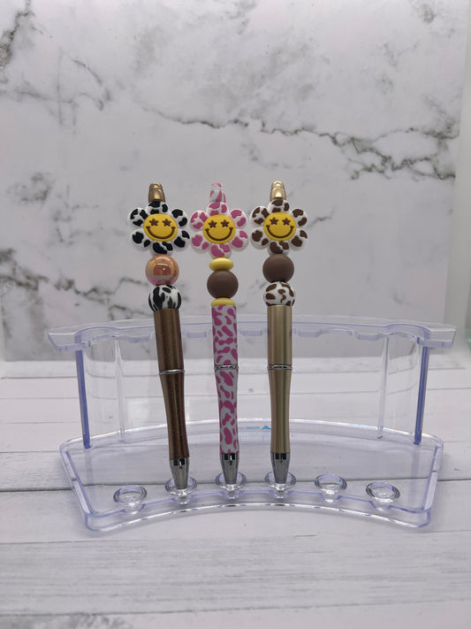 Country Flower - Beaded Ballpoint Pen