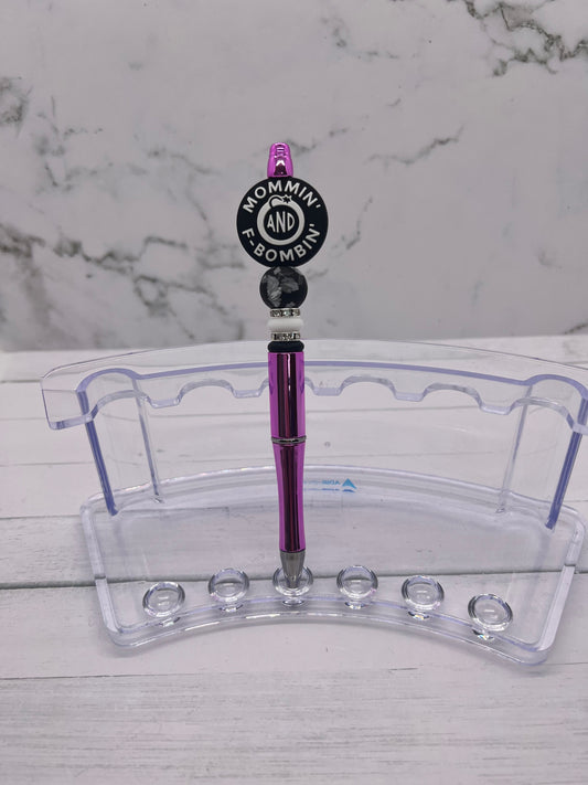 Mommin' and F Bombin' - Beaded Ballpoint Pen