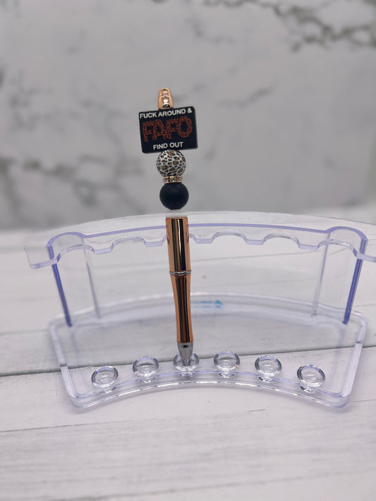 FAFO - Beaded Ballpoint Pen