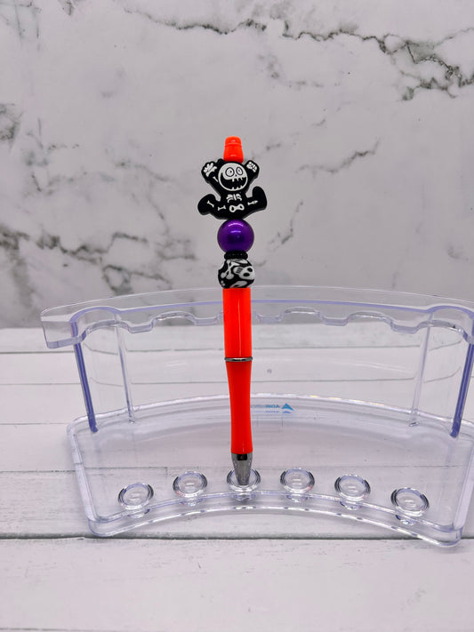 Nightmare Barrel - Beaded Ballpoint Pen