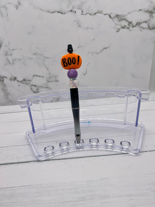Boo Pumpkin - Beaded Ballpoint Pen