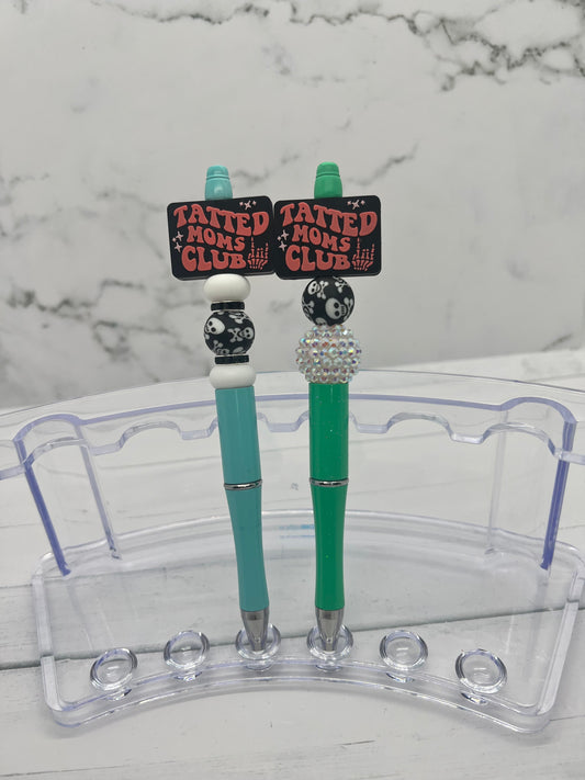 Tatted Moms Club - Beaded Ballpoint Pen
