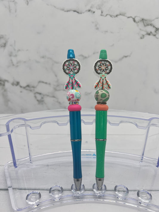 Dream Catcher - Beaded Ballpoint Pen