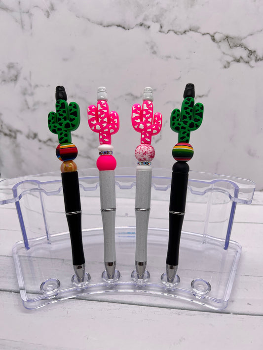 Cactus - Beaded Ballpoint Pen