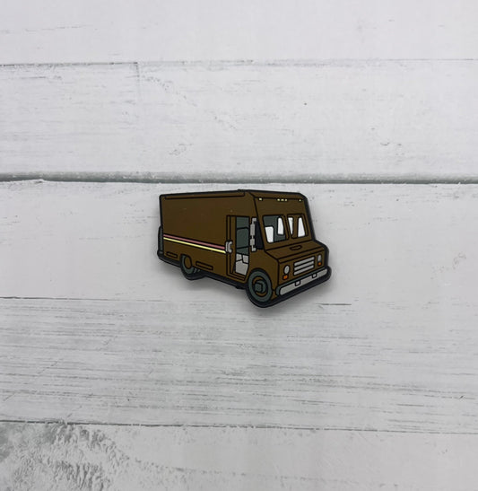 Brown Mail Truck - Beaded Ballpoint Pen