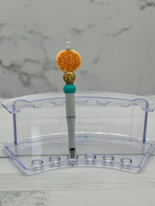 He Restores My Soul - Beaded Ballpoint Pen