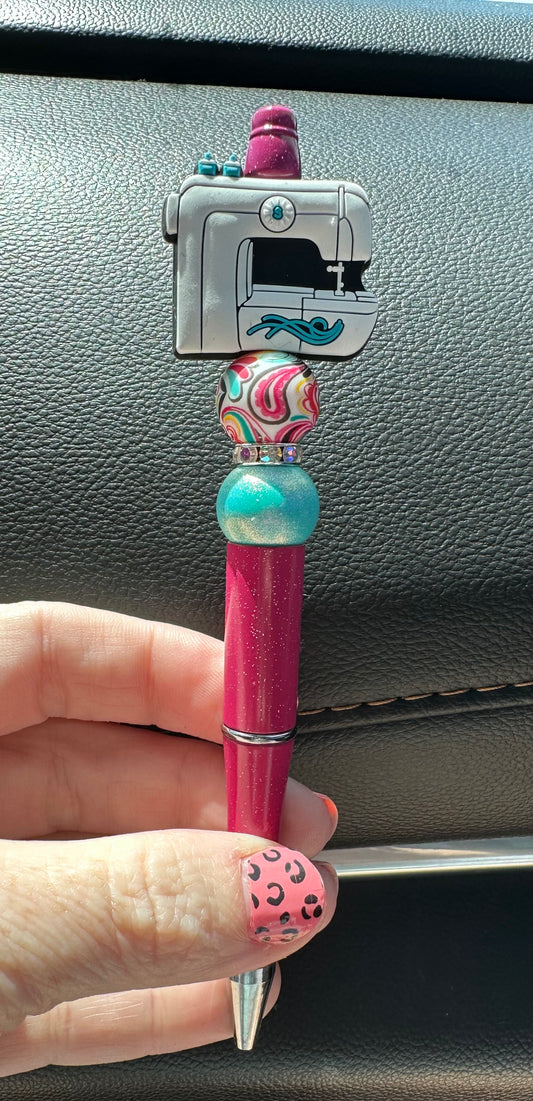 Sew My God Becky! - Beaded Ballpoint Pen