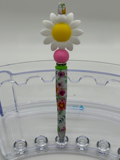 Sunflower - Large  - Beaded Ballpoint Pen