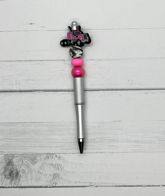 Big Rigs - Beaded Ballpoint Pen