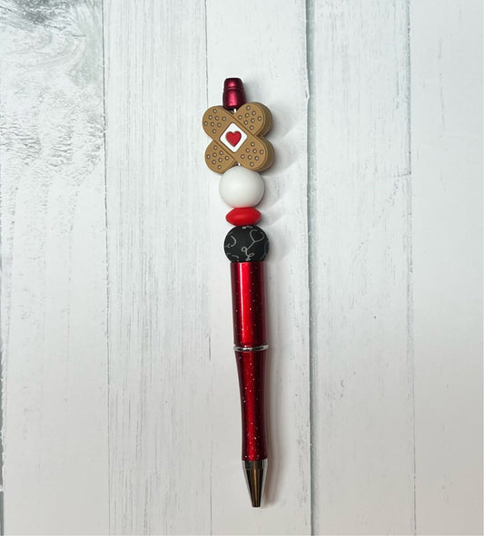 I am Stuck On ______ Brand - Beaded Ballpoint Pen