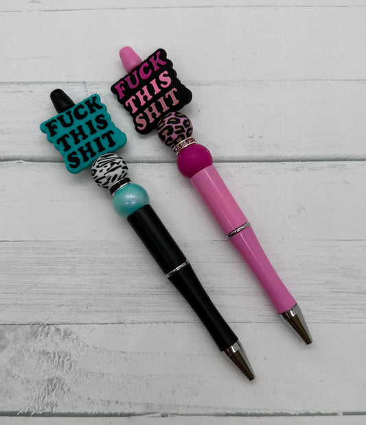 Eff This - Beaded Ballpoint Pen
