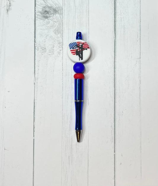 Lineman - Beaded Ballpoint Pen