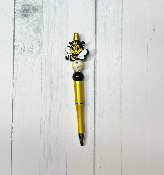 Queen Bee - Beaded Ballpoint Pen