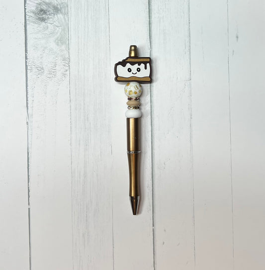 S’more Fun - Beaded Ballpoint Pen
