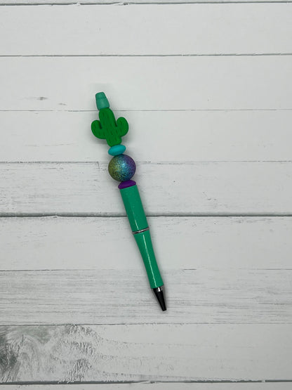 Cactus - Beaded Ballpoint Pen